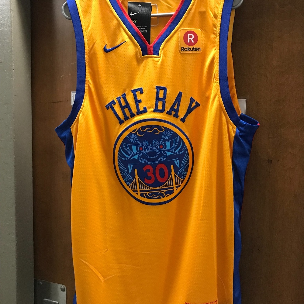 NBA Golden State "The Bay" Steph Curry Jersey